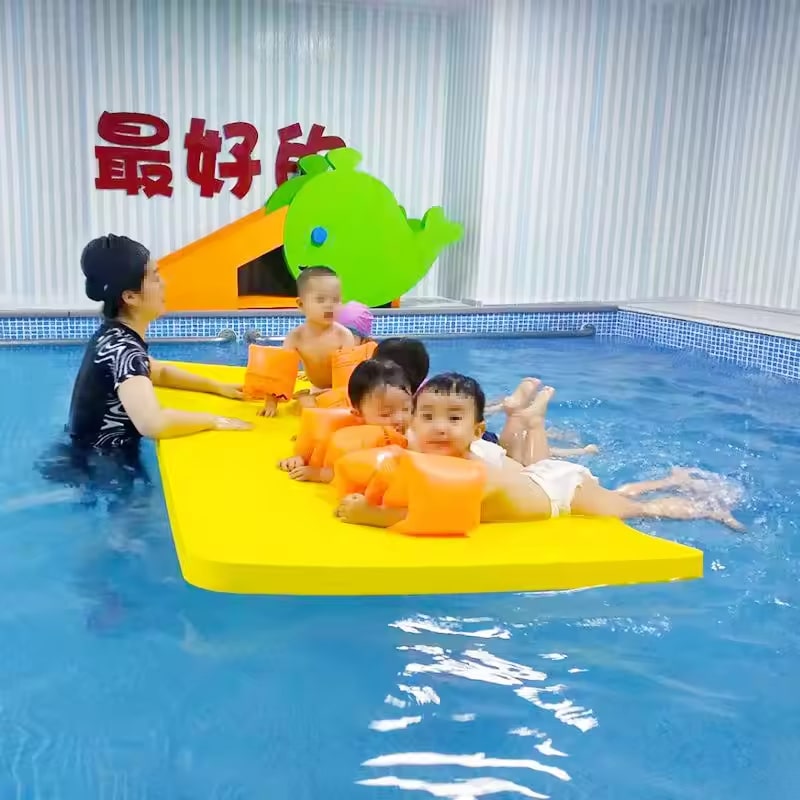 Natatorium Bebek bebek yüzme havuzu ebeveyn-çocuk yüzme öğretim su EVA yüzen tahta