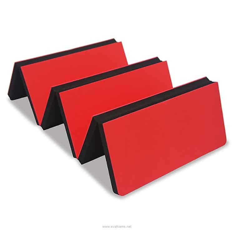 2 Pezzi Tappetino Per Ginocchia Da Giardino In EVA - 41x19x2 Cm - Nero - Cuscino Salva Ginocchia Antiscivolo