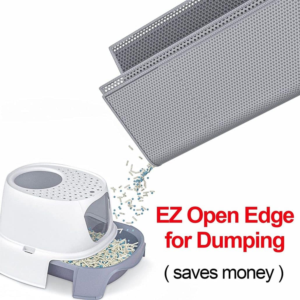 Hexagonal filtration mat