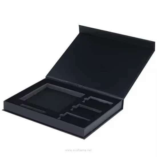 Custom Logo Magnetic Closure Cardboard Gift Box Packaging Box With Eva Foam Box Insert Eva Foam