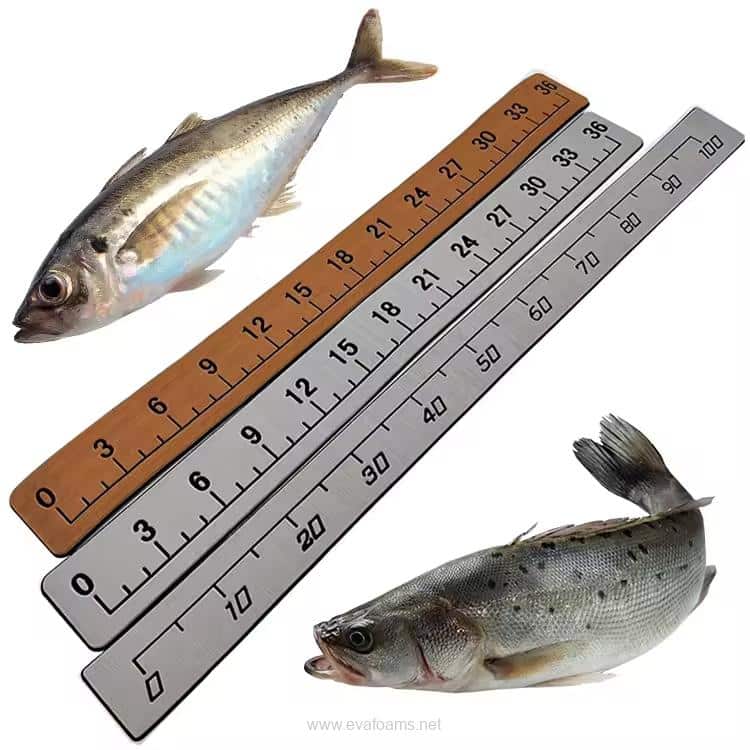 OEM Custom EVA Marine Fish Measuring Mat – Waterproof Foldable Boat Ruler Deck Sticker for Fishing, Kayak & Yacht Accessories